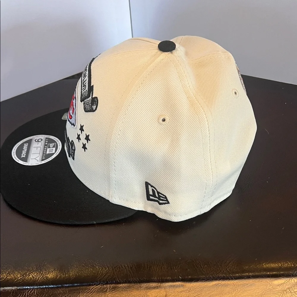 New Era Kansas City Chiefs Super Bowl LVII Champions Hat - Cream and Black